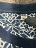 Uniqlo 100% Polyester Print Blue Pullover Sweater Size S - photo 7