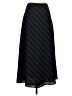 Worthington 100% Polyester Stripes Black Blue Formal Skirt Size 2 (petite) - photo 1