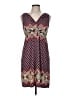 Max Studio Paisley Purple Casual Dress Size M - photo 1