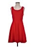 Express Solid Red Casual Dress Size S - photo 1