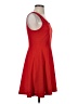 Express Solid Red Casual Dress Size S - photo 4