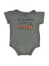 Hb 100% Cotton Gray Short Sleeve Onesie Size 3-6 mo - photo 1