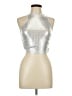 Unbranded Silver Sleeveless Top Size L - photo 1