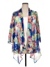 Slinky Brand 100% Polyester Blue Kimono Size XL - photo 1