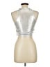 Unbranded Silver Sleeveless Top Size L - photo 2