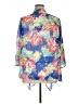 Slinky Brand 100% Polyester Blue Kimono Size XL - photo 2
