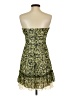 Ruby Rox 100% Polyester Paisley Green Cocktail Dress Size 5 - photo 2