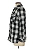 Elementz 100% Cotton Checkered-gingham Gray Long Sleeve Button-Down Shirt Size L - photo 5