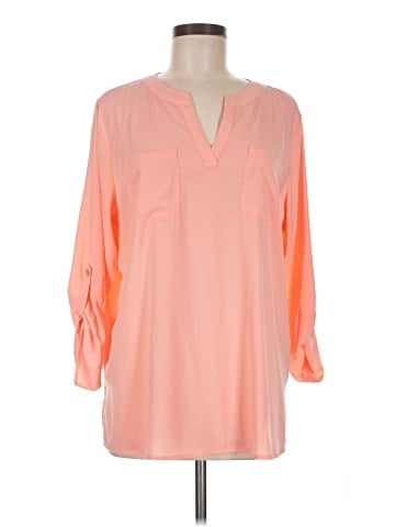 Susan Graver 3/4 Sleeve Blouse (view 1)