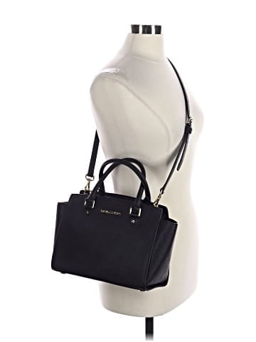 MICHAEL Michael Kors Leather Satchel (view 2)