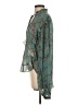 Caballero 100% Polyester Green Long Sleeve Blouse Size S - photo 5