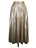 Millenium 100% Polyester Metallic Silver Formal Skirt Size S - photo 1
