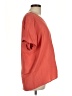 Amaryllis 100% Polyester Orange Short Sleeve Blouse Size L - photo 4