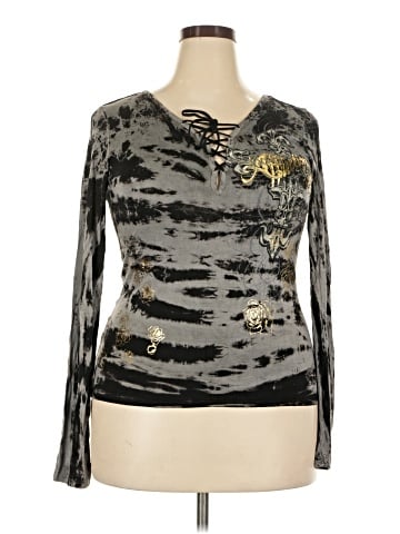 Affliction Long Sleeve Top (view 1)