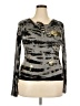 Affliction 100% Cotton Gray Long Sleeve Top Size 2X - photo 1