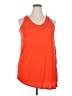 Ellos 100% Rayon Orange Sleeveless Top Size 18 - photo 1