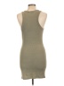 Double Zero Solid Tan Casual Dress Size L - photo 2