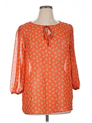 Pleione 3/4 Sleeve Blouse (view 1)