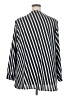 Anne Klein 100% Polyester Stripes Black Long Sleeve Blouse Size 2X - photo 2