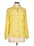 Elementz Yellow Long Sleeve Button-Down Shirt Size L (petite) - photo 1
