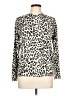 Kim Rogers 100% Acrylic Animal Print Ivory Pullover Sweater Size L (petite) - photo 1