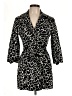 Forever 21 Animal Print Black Coat Size L - photo 1