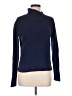 Lands' End 100% Cotton Blue Turtleneck Sweater Size M (petite) - photo 1
