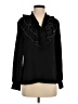 Kasper 100% Polyester Black Long Sleeve Blouse Size XS - photo 1