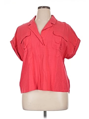 Ellen Tracy Short Sleeve Blouse (view 1)