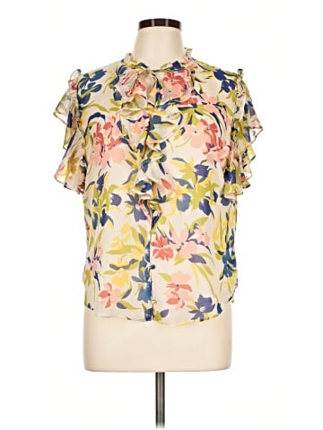 Lauren by Ralph Lauren Short Sleeve Blouse (view 1)