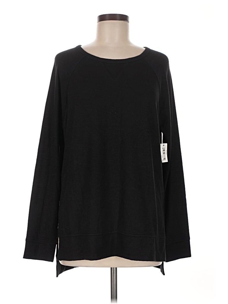 Daily Ritual Pullover Sweater In Black