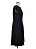 Talbots 100% Polyester Solid Black Casual Dress Size 10 - photo 4