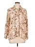 Chenault 100% Polyester Paisley Tan Long Sleeve Blouse Size L - photo 1