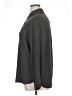 Pleione 100% Polyester Solid Gray Long Sleeve Blouse Size XL - photo 5