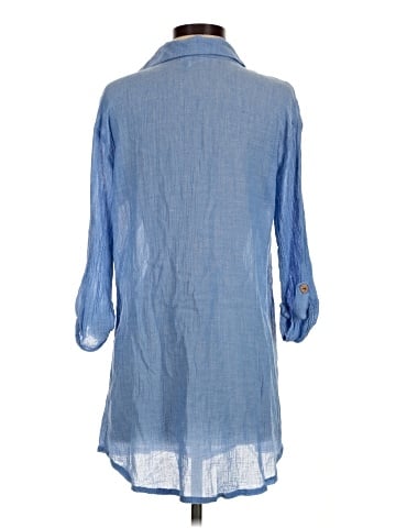 Dotti 3/4 Sleeve Button-Down Shirt (view 2)