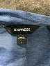 Express 100% Lyocell Blue Long Sleeve Button-Down Shirt Size L - photo 7