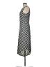 David Meister Stripes Silver Cocktail Dress Size 10 - photo 5