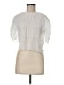 Open Edit Ivory Short Sleeve Blouse Size M - photo 1