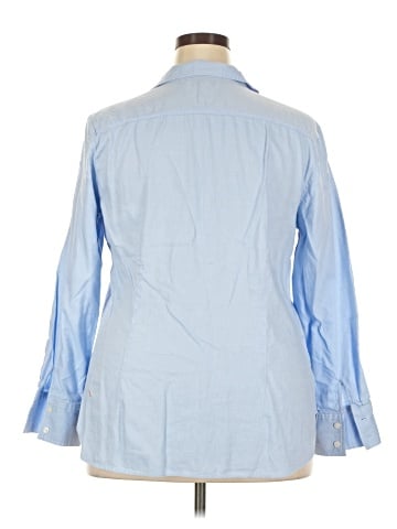 Ann Taylor Factory 3/4 Sleeve Button-Down Shirt (view 2)
