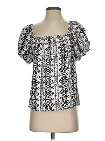 Sara Michelle Short Sleeve Blouse (view 1)