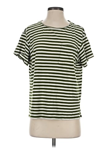 Madewell Softfade Cotton Oversized Pocket Tee in Cahita Stripe (view 1)