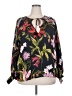 Venus 100% Polyester Black Long Sleeve Blouse Size 20 - photo 1