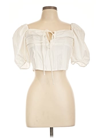 WAYF Short Sleeve Blouse (view 1)