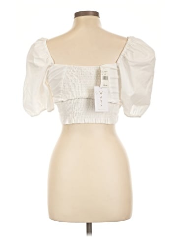 WAYF Short Sleeve Blouse (view 2)