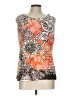 Moa Moa Orange Sleeveless Blouse Size L - photo 1