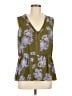 CAbi 100% Polyester Green Sleeveless Blouse Size M - photo 1