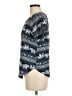 Lily White Blue Short Sleeve Top Size M - photo 5