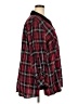 John Mark Plaid Burgundy 3/4 Sleeve Button-Down Shirt Size 2X - photo 4