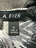 A. Byer 100% Polyester Silver 3/4 Sleeve Blouse Size S - photo 7