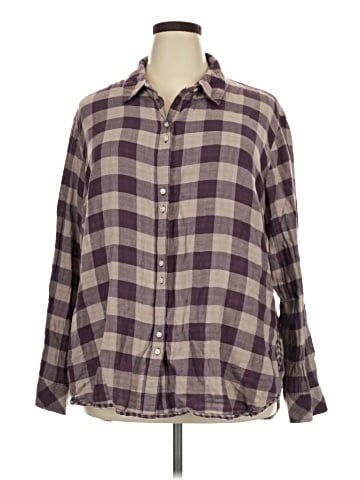 Riders by Lee Long Sleeve Button-Down Shirt (view 1)